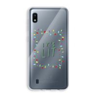 It's Lit: Samsung Galaxy A10 Transparant Hoesje