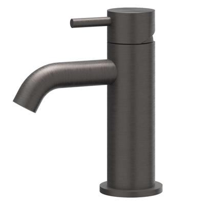 IVY Concord Wastafelmengkraan - opbouw - laag - coldstart - RVS316 - geborsteld carbon black PVD 6100384