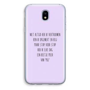 Zelfvertrouwen: Samsung Galaxy J5 (2017) Transparant Hoesje