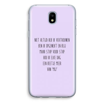 Zelfvertrouwen: Samsung Galaxy J5 (2017) Transparant Hoesje