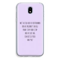 Zelfvertrouwen: Samsung Galaxy J5 (2017) Transparant Hoesje