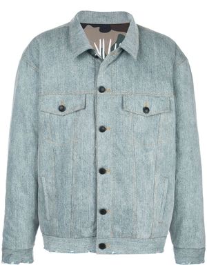 Haculla veste en denim à effet délavé - Bleu
