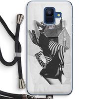 House: Samsung Galaxy A6 (2018) Transparant Hoesje met koord