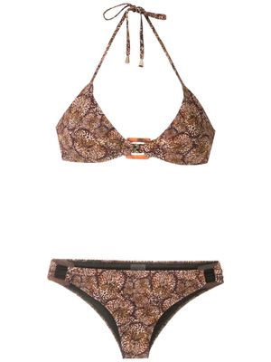 Isolda bikini Pipa de Lycra Borakay - Marron