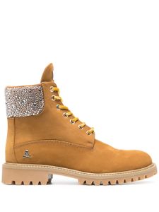 Philipp Plein bottines à ornements en cristal - Tons neutres