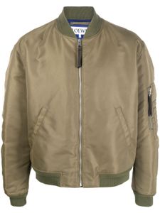 LOEWE veste bomber à fermeture zippée - Vert
