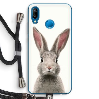 Daisy: Huawei P20 Lite Transparant Hoesje met koord