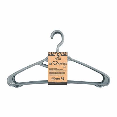 Kledinghangers Mondex We Nature 42 cm Gerecycled plastic 5 Stuks