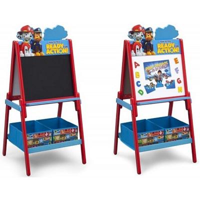 Paw Patrol te87578pw houten dubbelzijdig krijtbord/whiteboard