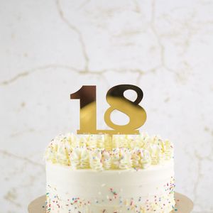 18 Taarttopper - Goud