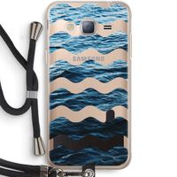 Oceaan: Samsung Galaxy J3 (2016) Transparant Hoesje met koord