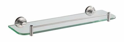 304-Glazen Planchet 50 cm RVS Aqua Splash