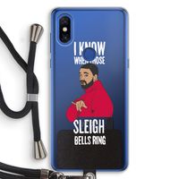 Sleigh Bells Ring: Xiaomi Mi Mix 3 Transparant Hoesje met koord