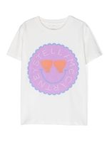 Stella McCartney Kids t-shirt en coton à logo imprimé - Blanc