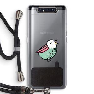 Birdy: Samsung Galaxy A80 Transparant Hoesje met koord