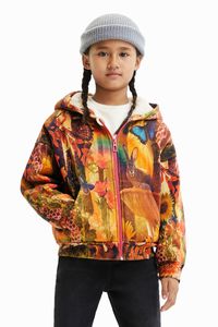 Hoodie natuurprint - ORANGE - M