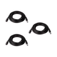 3x Adapter verlengkabel 3 meter