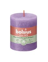 Bolsius kaars rustiek 7x8 cm helder violet