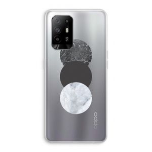 Marmeren cirkels: Oppo A95 5G Transparant Hoesje