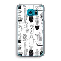 Cactusmotief: Samsung Galaxy S6 Transparant Hoesje