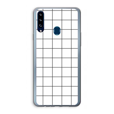 Rooster: Samsung Galaxy A20s Transparant Hoesje