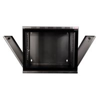 LogiLink 19 WALLMOUNT SOHO BOX 12U 540*550, BLACK, FLATPACK 19inch-wandkast (b x h x d) 540 x 589 x 550 mm 12 HE Zwart (RAL 9005) - thumbnail