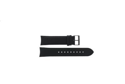 Horlogeband Hugo Boss HB1513474 / HB1513550 / HB659302762 Leder Zwart 22mm