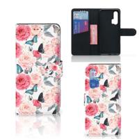 Honor 20 Pro Hoesje Butterfly Roses Honor 20 Pro Hoesje Butterfly Roses