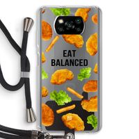 Eat Balanced: Xiaomi Poco X3 Pro Transparant Hoesje met koord