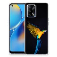 OPPO A74 4G | TPU Hoesje | Papegaai
