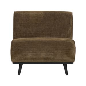BePureHome Bank 'Statement' 1-zits Element, Rib, kleur Rock