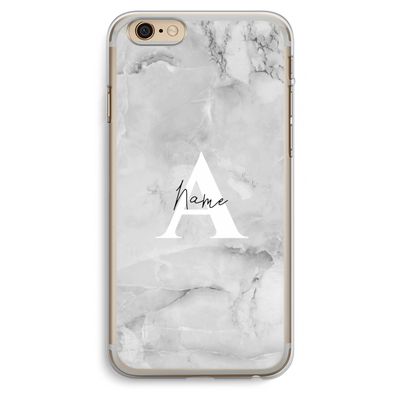 Ivory Marble: iPhone 6 Plus / 6S Plus Transparant Hoesje