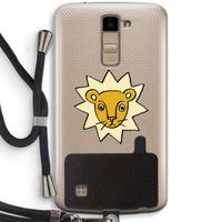 Kleine leeuw: LG K10 (2016) Transparant Hoesje met koord