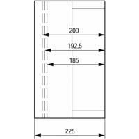 Eaton CI44E-200 Behuizing 375 x 375 x 225 Kunststof Grijs 1 stuk(s)