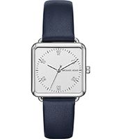 Horlogeband Michael Kors MK2572 Leder Blauw 18mm