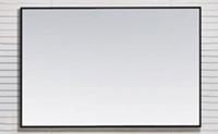 Reno omlijsting aluminium zwart spiegel 80x60