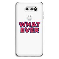 Whatever: LG V30 Transparant Hoesje