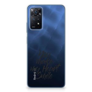 Xiaomi Redmi Note 11 Pro 5G Siliconen hoesje met naam Heart Smile