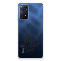 Xiaomi Redmi Note 11 Pro 5G Siliconen hoesje met naam Heart Smile - thumbnail