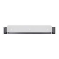 Looox Shelf inbouw planchet 80x10cm antraciet CSHELF80A - thumbnail