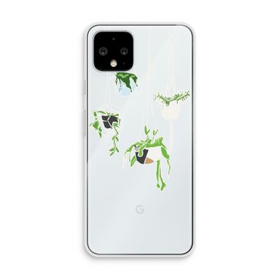 Hang In There: Pixel 4 Transparant Hoesje