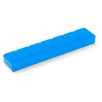 Comfort Aid Medicijnen doos/pillendoos - 7 daags - blauw - 15 cm