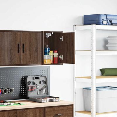 Garagewandkast bewerkt hout bruin eiken
