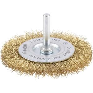 Bosch Accessories 2608622009 Schijfborstel, gegolfd, met messing coating, 75 mm, 0,2 mm, 10 mm, 4500 omw/min 1 stuk(s)