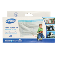 CareBag Meeneemtoilet navulzak 12 Stuks