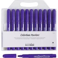 Creativ Company Paarse jumbo stiften, 12st.