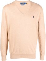 Polo Ralph Lauren pull à logo brodé - Marron