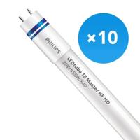 Voordeelpak 10x Philips LEDtube T8 MASTER (HF) High Output 20W 3100lm - 840 Koel Wit | 150cm - Dimbaar - Vervangt 58W