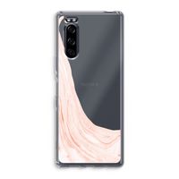 Peach bath: Sony Xperia 5 Transparant Hoesje