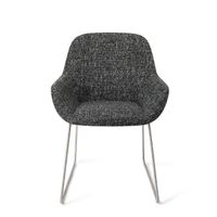 Jesper Home Kushi eetkamerstoel Skyfall slide steel